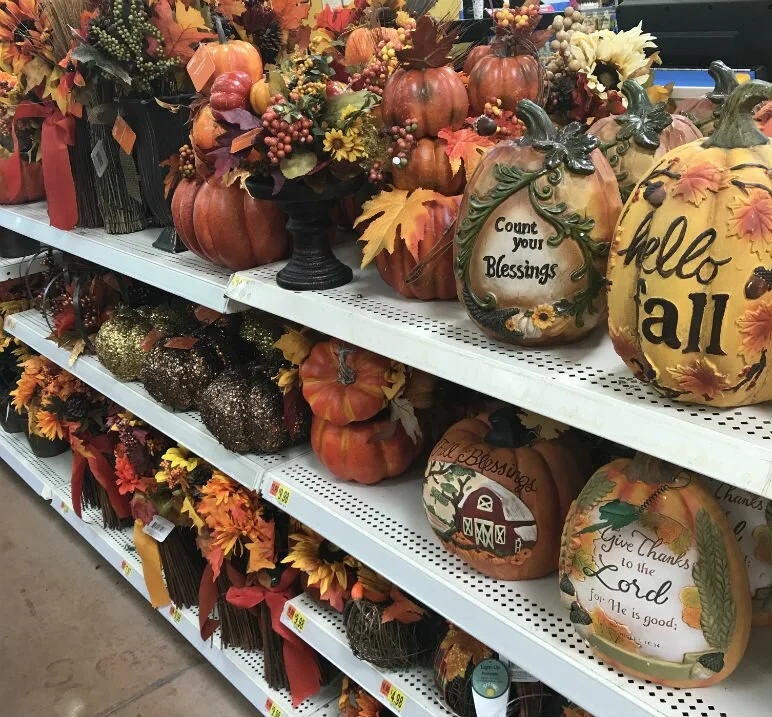 Осенний декор в магазинах США | Блог Елены Бекстер American liFE